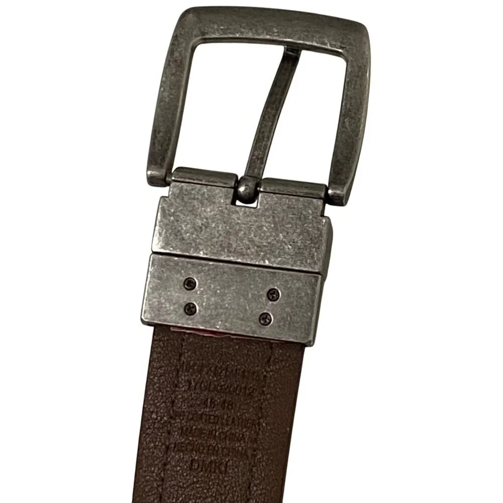 Dickies PU Coated Mens Leather Belt 46 - 48 Reversible Black Brown Career Casual